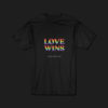 Camiseta LOVE WINS negra Dogpack